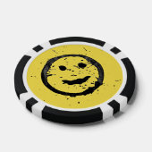 Cool Geproduceerd Gelukkig glimlachend gele gezich Poker Chips (Enkel)