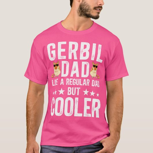 Cool Gerbil Dad Gerbil Lover Gerbils T-shirt (Voorkant)