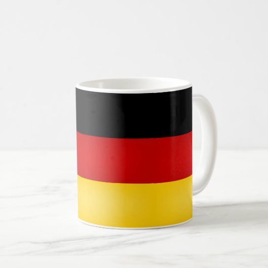 Cool German Flag Koffiemok (Voorkant rechts)