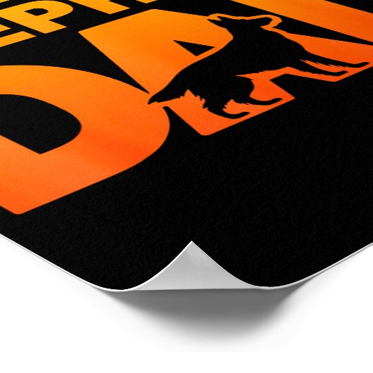 Cool German Shepherd Design For Men Boys Dog Lover Poster (Hoek)