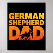 Cool German Shepherd Design For Men Boys Dog Lover Poster (Voorkant)