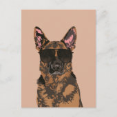 Cool German Shepherd for German Shepherd Lovers Briefkaart (Voorkant)