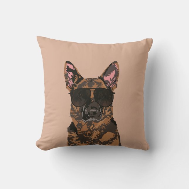 Cool German Shepherd for German Shepherd Lovers Kussen (Voorkant)