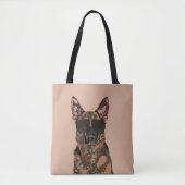 Cool German Shepherd for German Shepherd Lovers Tote Bag (Voorkant)