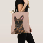 Cool German Shepherd for German Shepherd Lovers Tote Bag (Dichtbij)