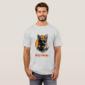 Cool German Shepherd met zonnebril T-shirt