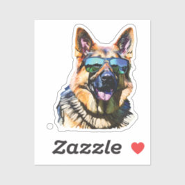 cool german shepherd sticker