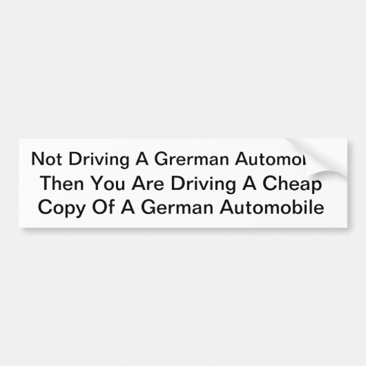 Cool German Sticker (Voorkant)