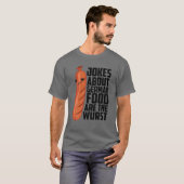 Cool German Wurst Joke | Funny Dutch Sausage Fan E T-shirt (Voorkant volledig)