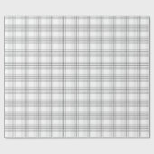 Cool geruit patroon van grijs wit cadeaupapier (Vlak)