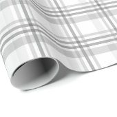 Cool geruit patroon van grijs wit cadeaupapier (Rol Hoek)