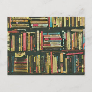 Cool geschenk voor bibliotheekliefhebbers briefkaart