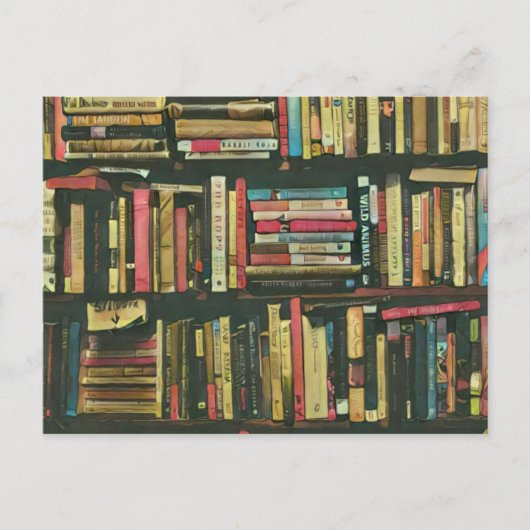 Cool geschenk voor bibliotheekliefhebbers briefkaart (Voorkant)