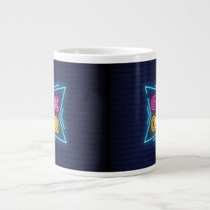 Cool Gesimuleerd Neon GAME OVER bord Grote Koffiekop
