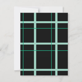 Cool gestreept patroon briefkaart