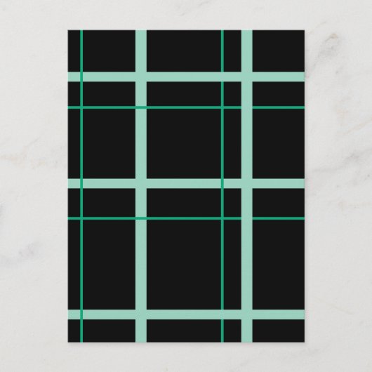 Cool gestreept patroon briefkaart (Voorkant)