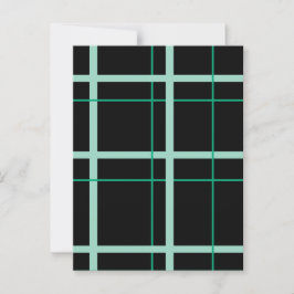 Cool gestreept patroon briefkaart