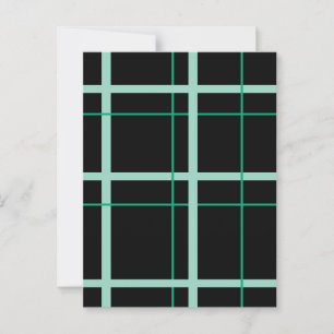 Cool gestreept patroon briefkaart