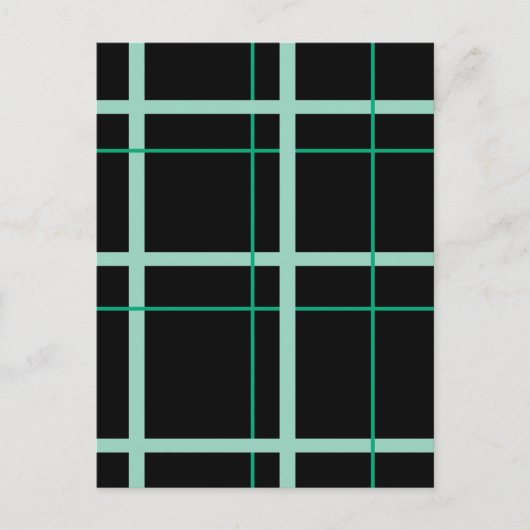 Cool gestreept patroon briefkaart (Voorkant)