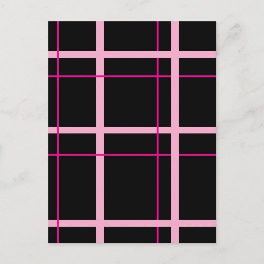 Cool gestreept patroon briefkaart (Voorkant)