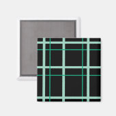 Cool gestreept patroon magneet (Voorkant / Achterkant)
