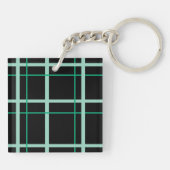 Cool gestreept patroon sleutelhanger (Achterkant)