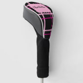 Cool gestreepte patroon golfheadcover (Schuin)