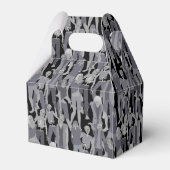 cool getileerd patroon van Halloween zombie Bedankdoosjes (Achterkant)