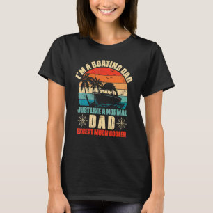 Cool Gevist ponton cabine cruiser boot papa T-shirt