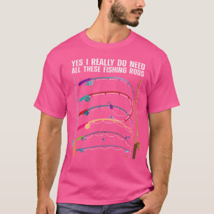 Cool Gevist voor vissers Gevist Rod Hook Fisher T-shirt