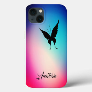 Cool, Geweldig, Regenboog Vlinder iPhone 13 Hoesje