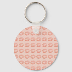 Cool, Geweldig, Roze Glitter Kus Sleutelhanger