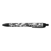 Cool & Geweldige grijs Camouflage Patroon Zwarte Inkt Pen (Bodem)
