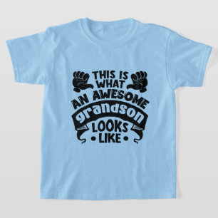 Cool geweldige kleinkind woordkunst t-shirt