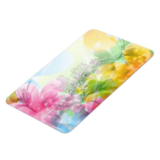 Cool geweldige trendy quote "Keep Calm and Dream B Magneet (Linkerzijde)