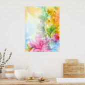 Cool geweldige trendy quote "Keep Calm and Dream B Poster (Keuken)