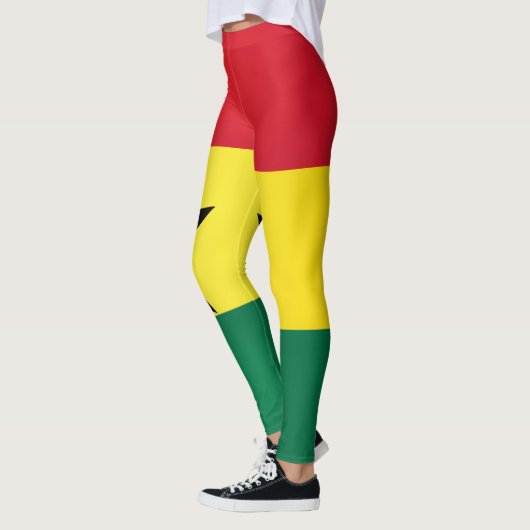 Cool Ghana Flag Mode Leggings (Links)