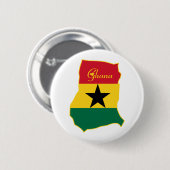 Cool Ghana Ronde Button 5,7 Cm (Voorkant /achterkant)