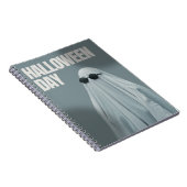 Cool Ghost Halloween-Notitieboek - Minimal Funny D Notitieboek (Rechterzijde)