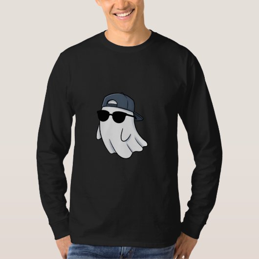 Cool Ghost - Halloween Party Design T-shirt (Voorkant)