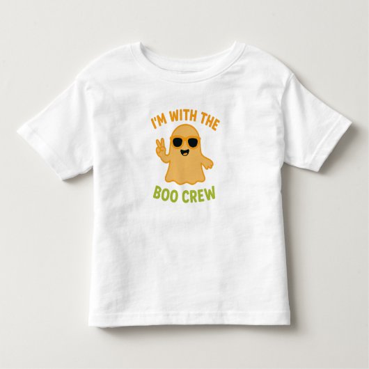 Cool Ghost Halloween T-Shirt | Funny Kids Tee (Voorkant)