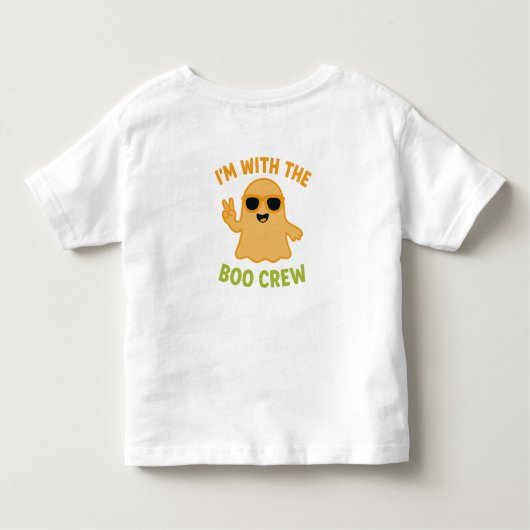 Cool Ghost Halloween T-Shirt | Funny Kids Tee (Achterkant)