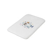 Cool Ghost Halloween vibes Badmat (Gekanteld)