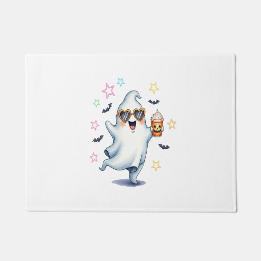 Cool Ghost Halloween vibes Deurmat (Voorkant)