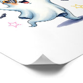 Cool Ghost Halloween vibes Poster (Hoek)