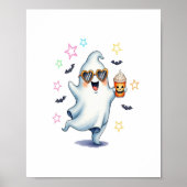 Cool Ghost Halloween vibes Poster (Voorkant)