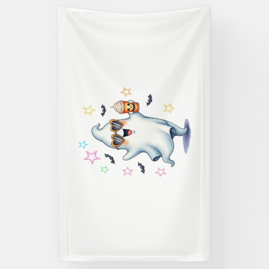 Cool Ghost Halloween vibes Spandoek (Verticaal)