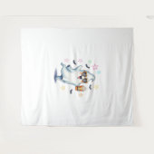 Cool Ghost Halloween vibes Wandkleed (Voorkant (horizontaal))