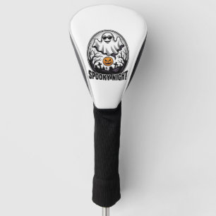 Cool Ghost Halloween Vintage Gravure T-shirt Kunst Golfheadcover