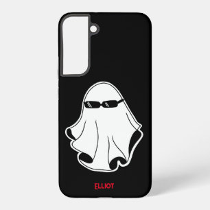 Cool Ghost met zwarte zonnebril Samsung Galaxy Hoesje